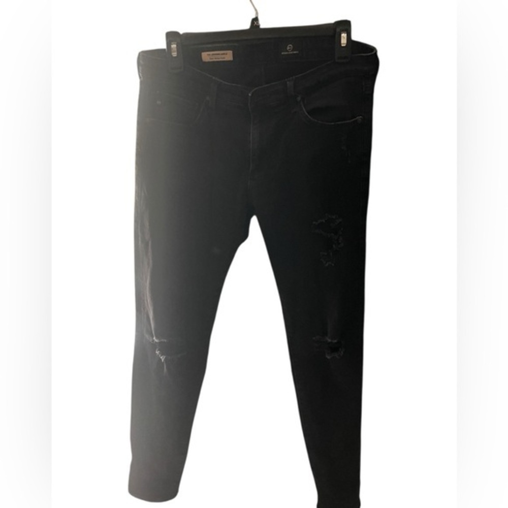 Adriano Goldshmied Women’s  Black Distressed Jeans. Sz 30